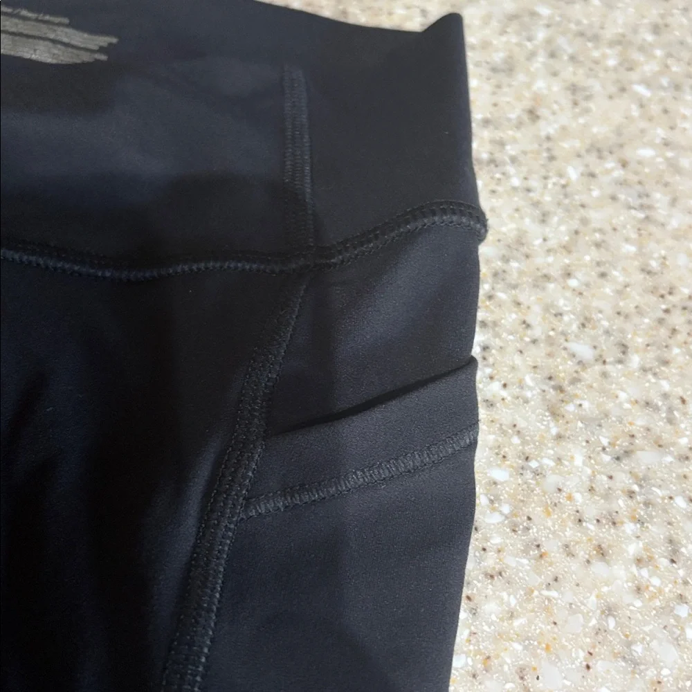 All in motion black active leggings size large 10/12 high rise - Picture 3 of 4